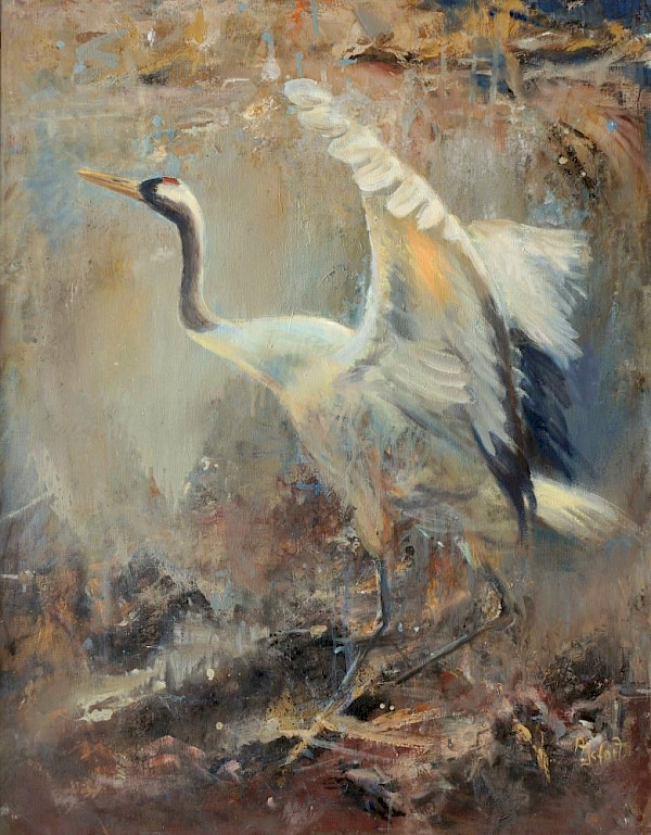 Tanz, Öl, 80 x 70 cm